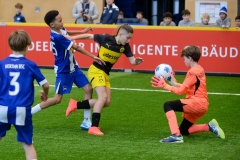 SG Michendorf - Teltower FV, Testspiel, Saison 24/25, Fussball, Michendorf,22.02.2025, Foto: Benjamin Feller